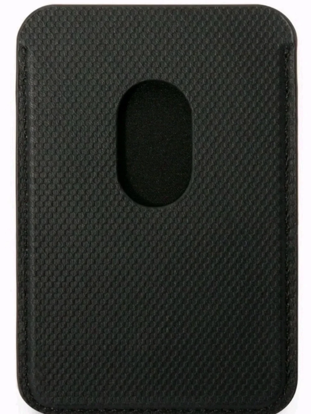 Tumi Black Leather Magnetic 2 Slots Card Holder Wallet for Magsafe Case